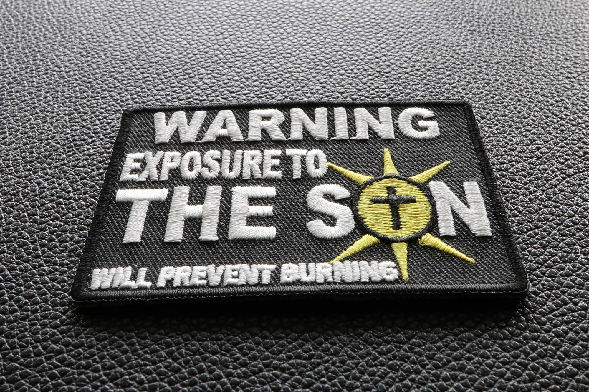 Exposure to the Son Patch - A Meaningful Christian Patch (  3x2  inches )