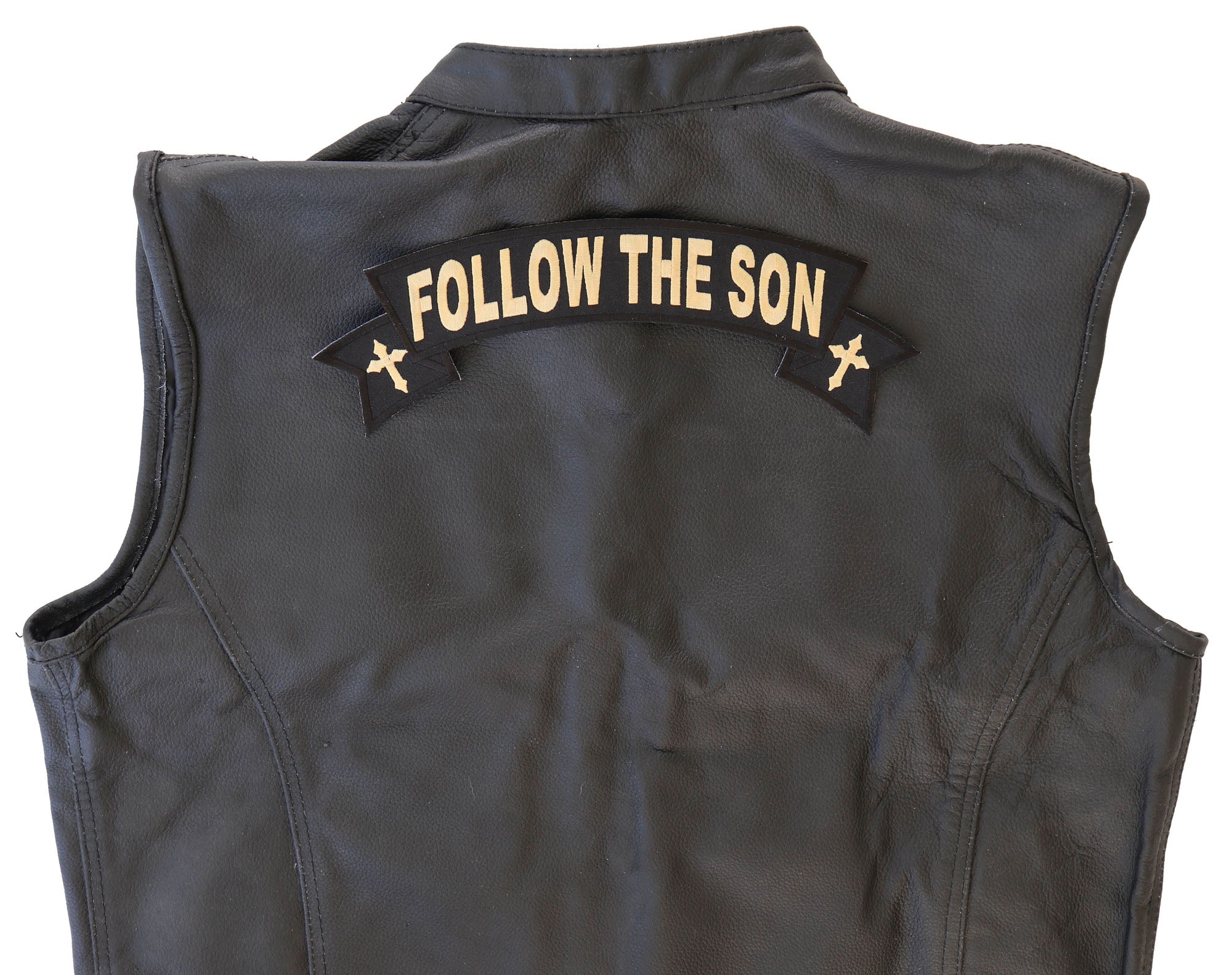 Follow the Son Rocker Patch - Large and Inspiring Christian Design (  5 x 3 inches )