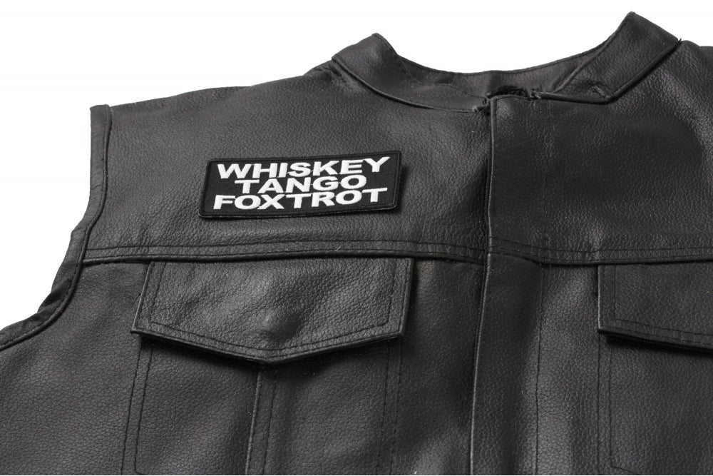 Whiskey Tango Foxtrot Embroidered Patch product image 5