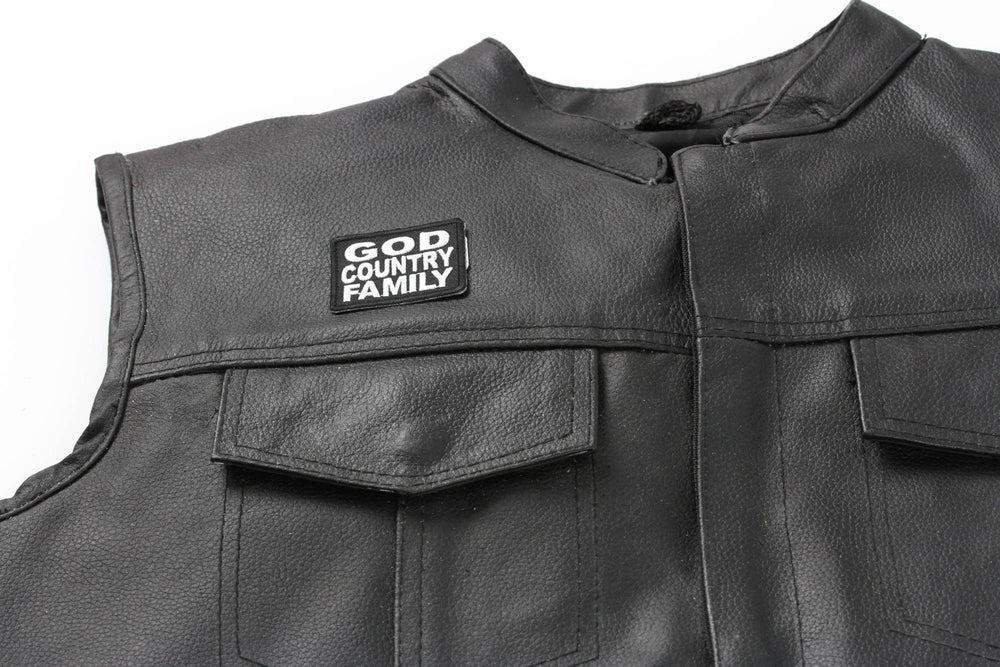 God Country Family Embroidered Patch
