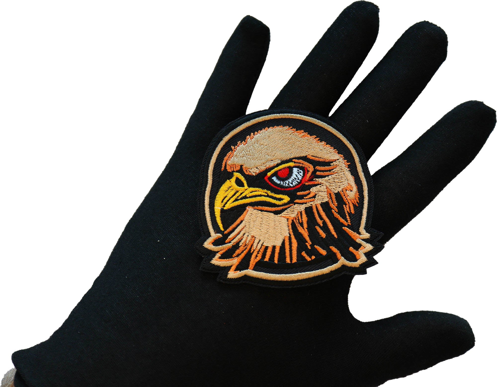 Hawk Patch – Stunning Iron-On Patch for Jackets, Hats, and Bags ( 3 x 3 inches )
