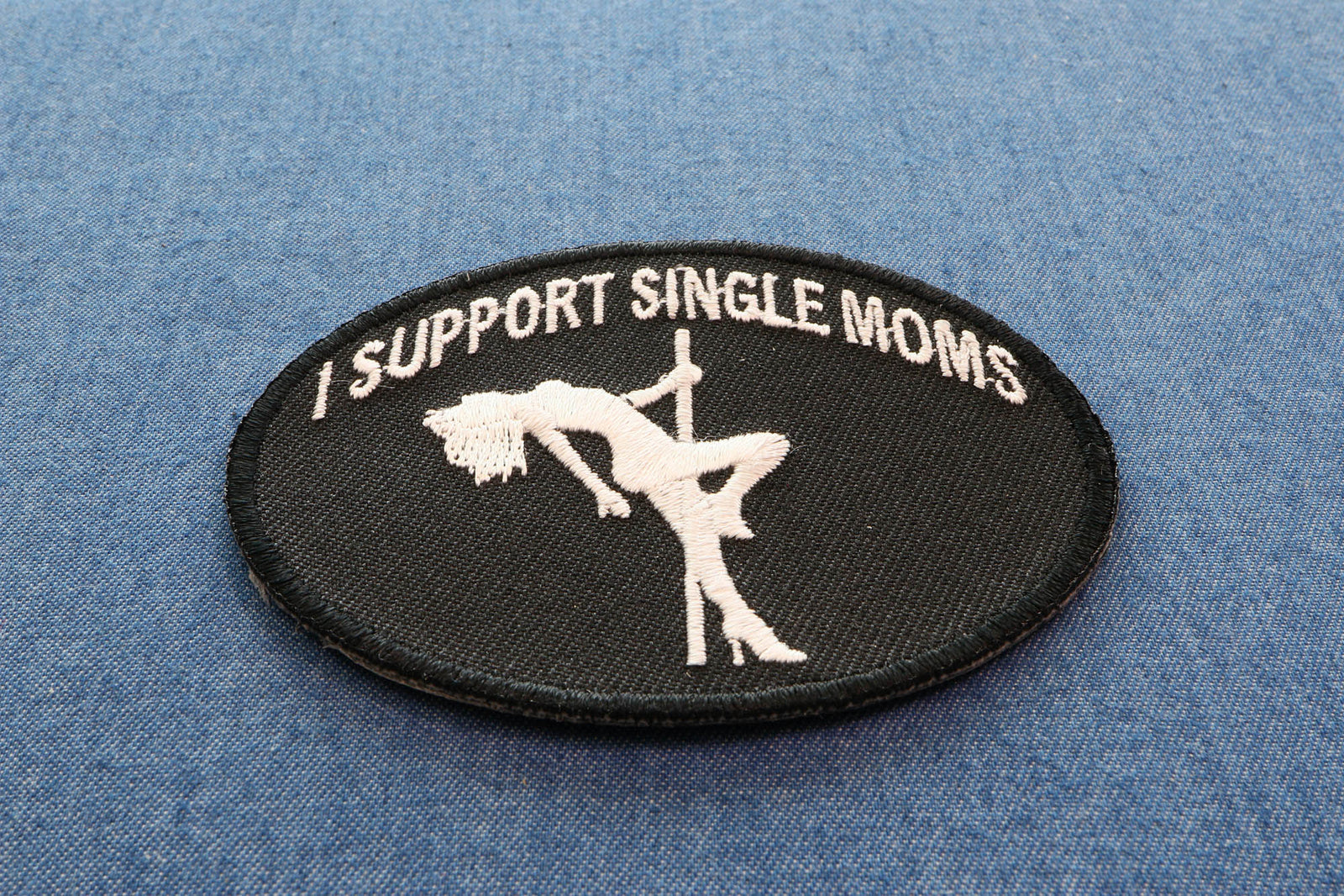Support Single Moms Biker Embroidered Patch product image 7