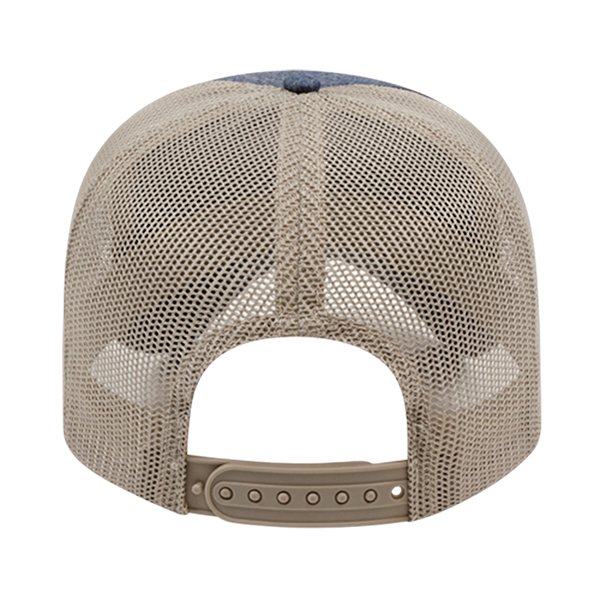 Chambray and Soft Mesh Trucker Hat