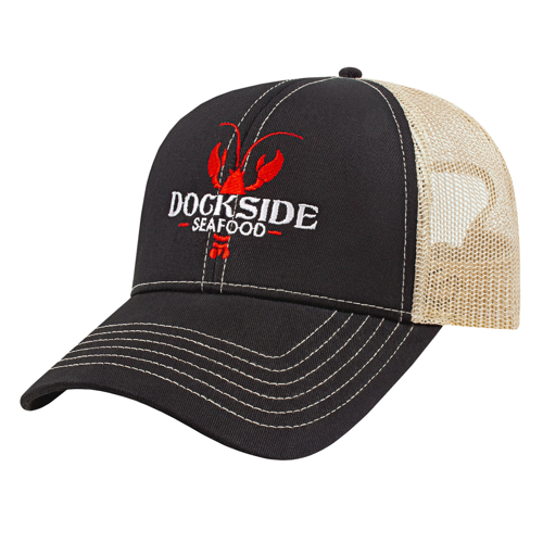 Chambray and Soft Mesh Trucker Hat