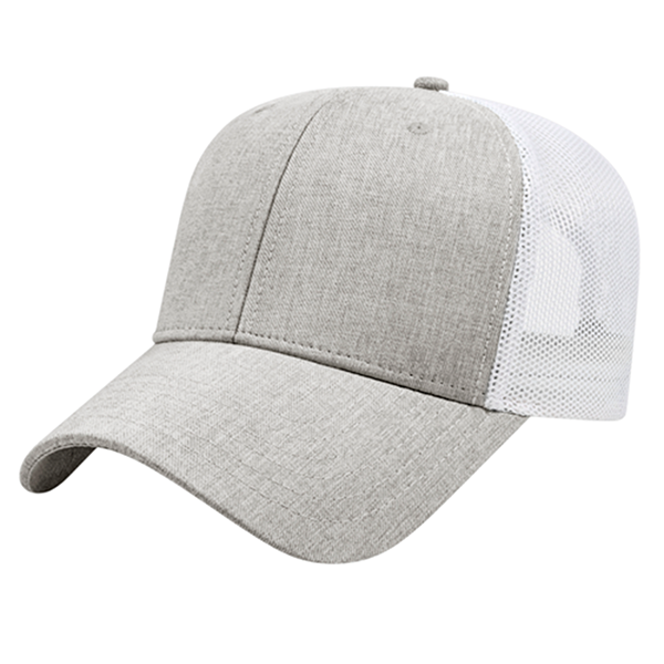 Heathered Soft Touch Mesh Trucker Hat