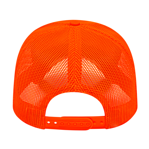 Solid Color Trucker Hat with Mesh Back