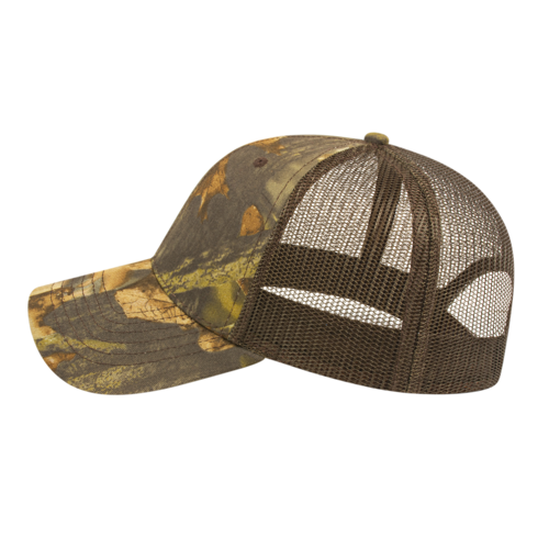 Camouflage Trucker Hat with Mesh Panel