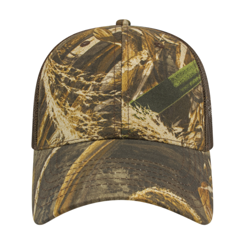 Camouflage Trucker Hat with Mesh Panel