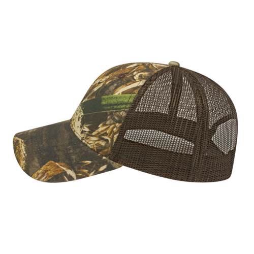 Camouflage Trucker Hat with Mesh Panel