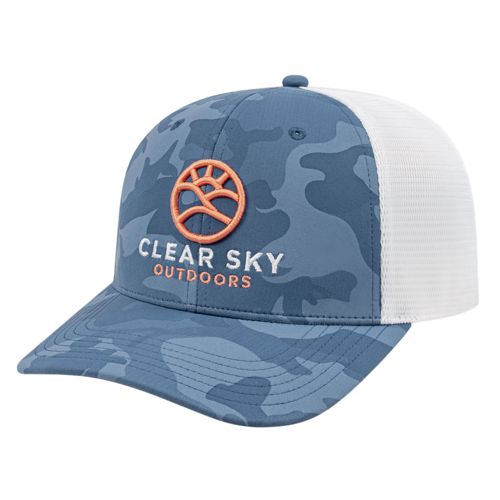 Nylon Blend Camouflage Trucker Hat