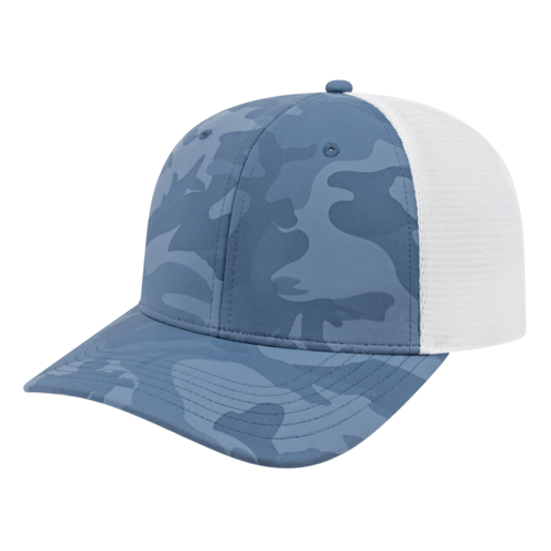 Nylon Blend Camouflage Trucker Hat