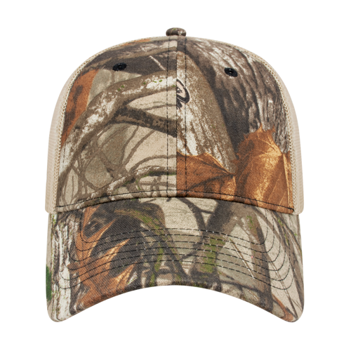 Camouflage Trucker Hat with Mesh Panel