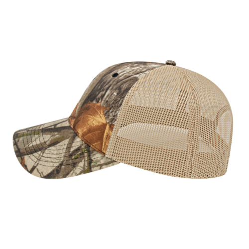 Camouflage Trucker Hat with Mesh Panel