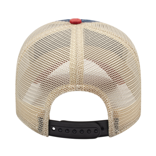 Vintage Washed Pigment-Dyed Cap with Mesh Back