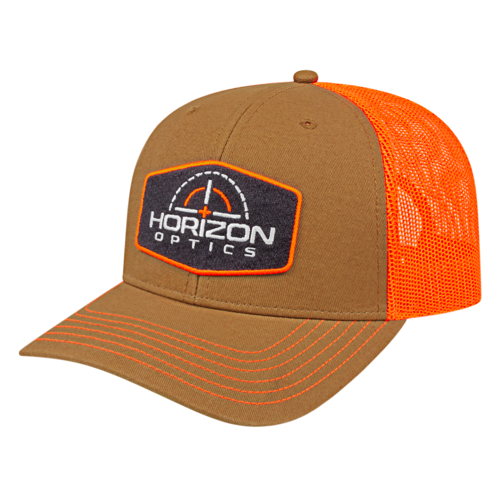 Color Block Trucker Hat with Mesh Back