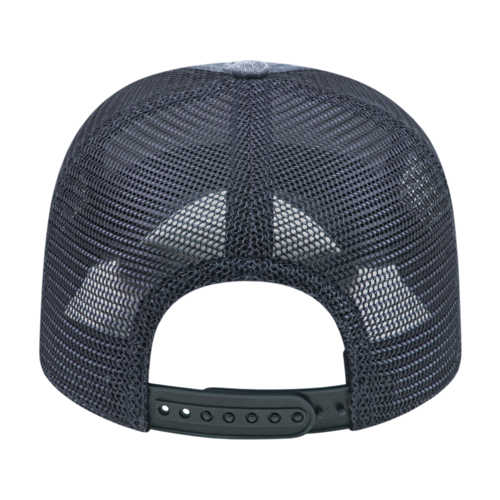 Washed Slub Cotton Mesh Back Cap