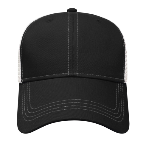 Dual-Stitching Trucker Cap with Mesh Back