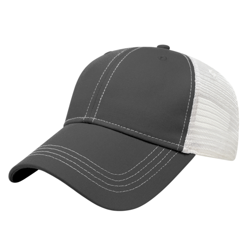 Dual-Stitching Trucker Cap with Mesh Back