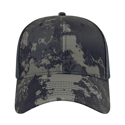 Camouflage Trucker Hat with Mesh Panel