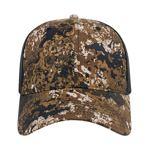 Camouflage Trucker Hat with Mesh Panel