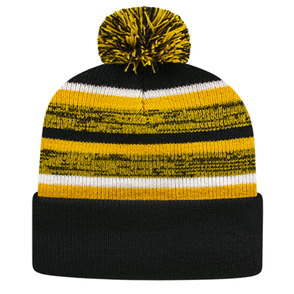 Fleece-Lined Knit Cap with Cuff
