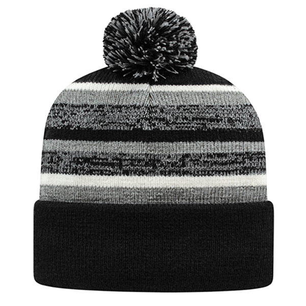 Fleece-Lined Knit Cap with Cuff