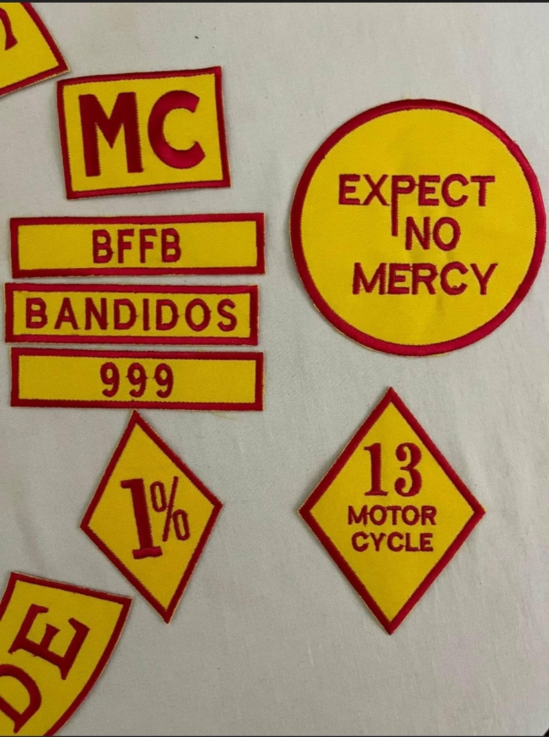Bandidos Motorcycle Club Patch for Biker Vest or Jacket Patch ( 5 x5 inches )