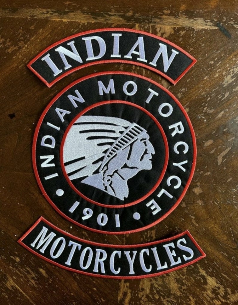 Motorcycles 1901 Color Set Embroidered Patch