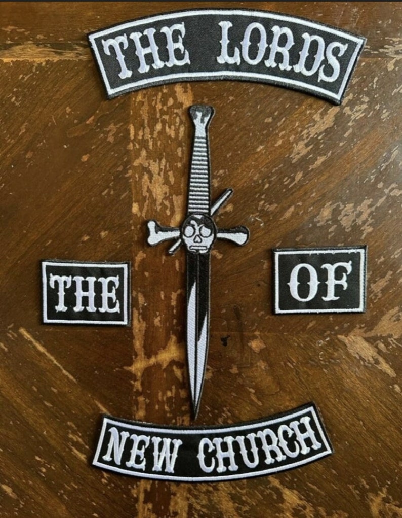 The Lords of the New Church Embroidered Patch Set – 5 Pieces, Iron-On ( 5 x 5 inche )