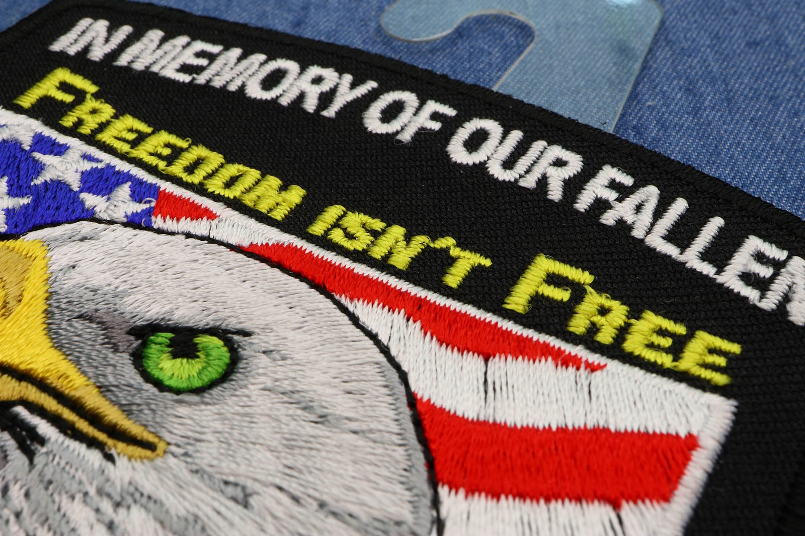 In Memory of Fallen Military Embroidered Patch additional product view