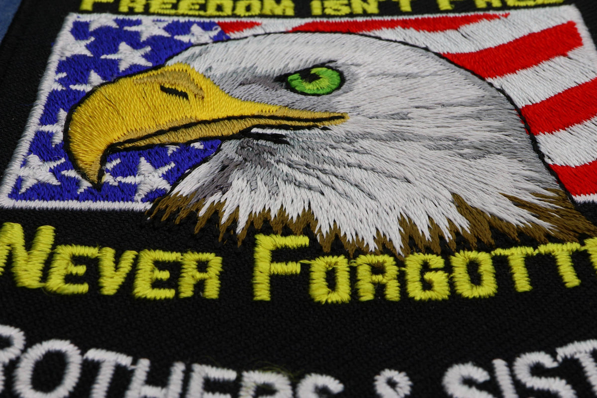 In Memory of Fallen Military Embroidered Patch alternate product view