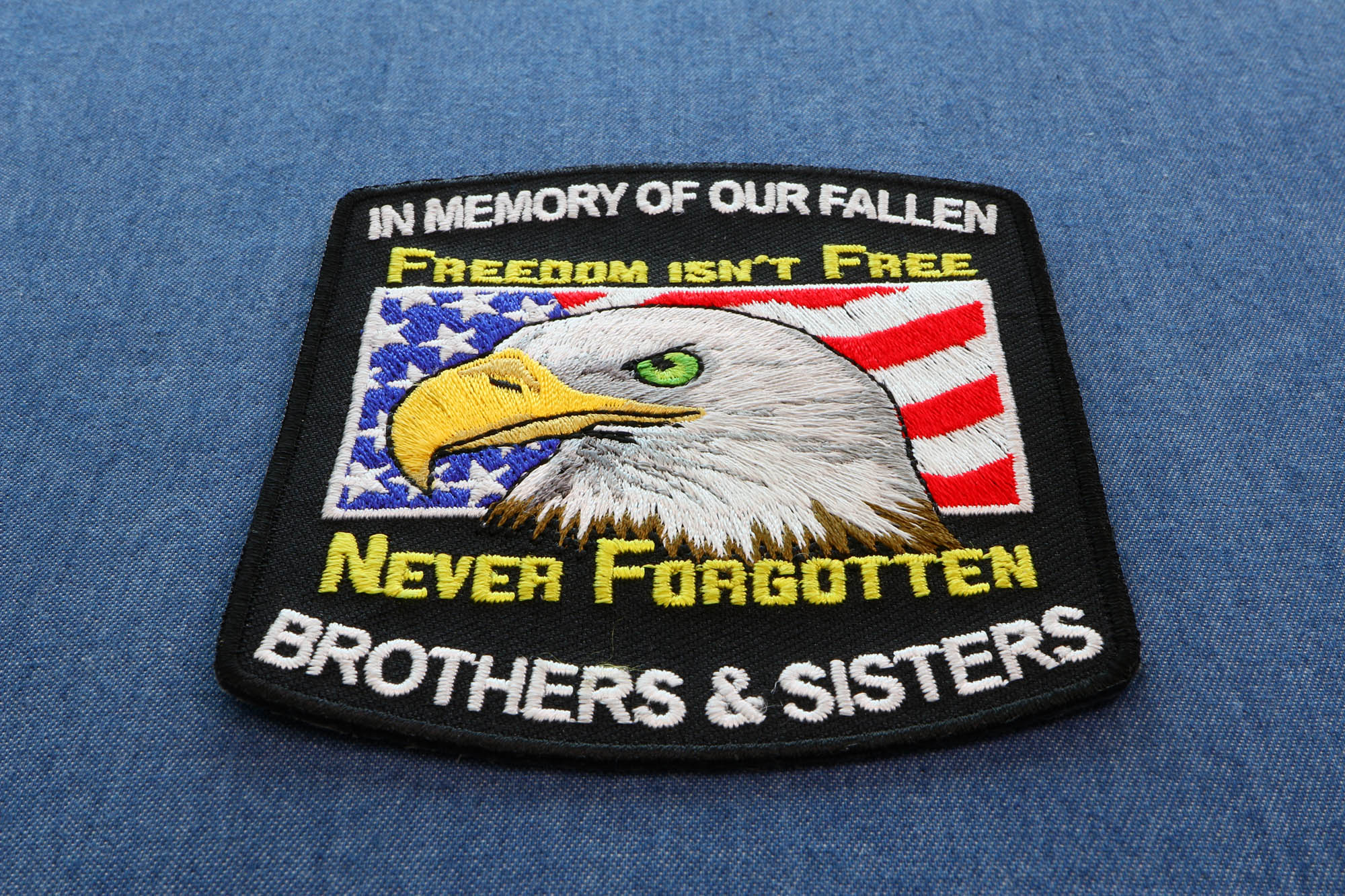 In Memory of Our Fallen Military Brothers and Sisters ( 3 x 3 inches )