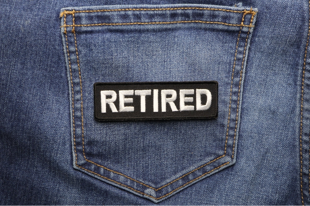 Retired Embroidered Patch apparel application view