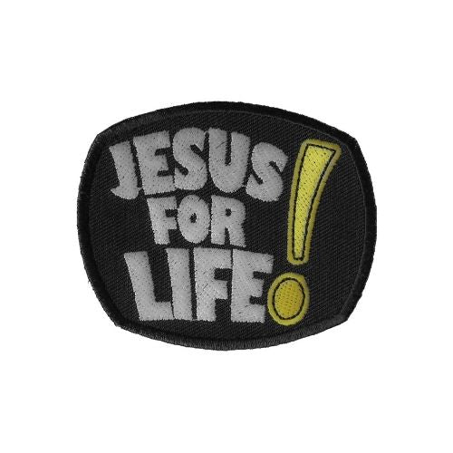 Jesus for Life Embroidered Patch