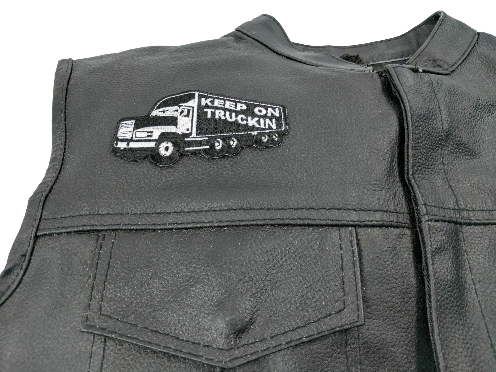 Keep on Trucking Retro Embroidered Patch product image 3