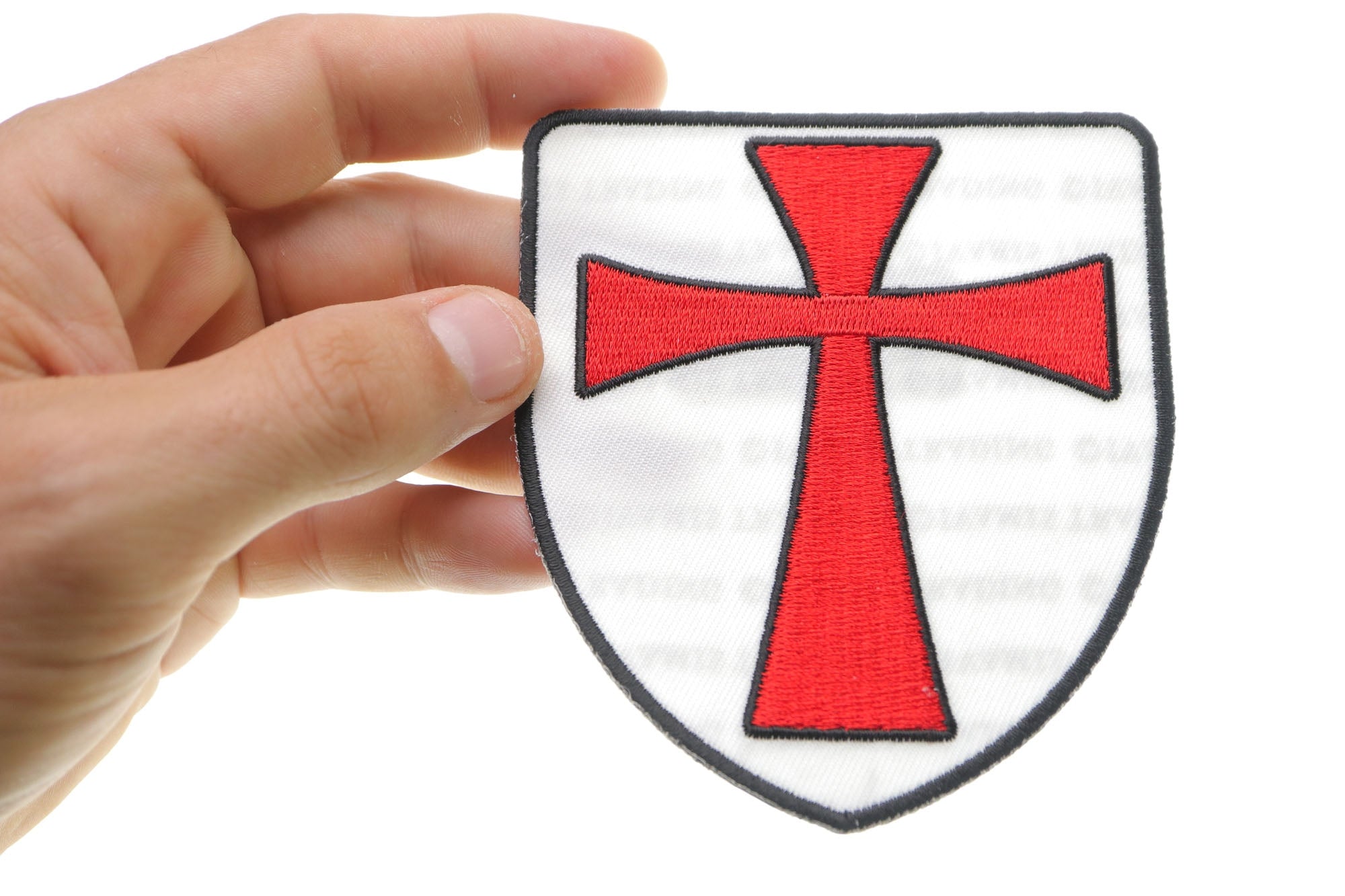 Knights Templar Shield Patch - A Timeless Emblem ( 4 x 2 inche )