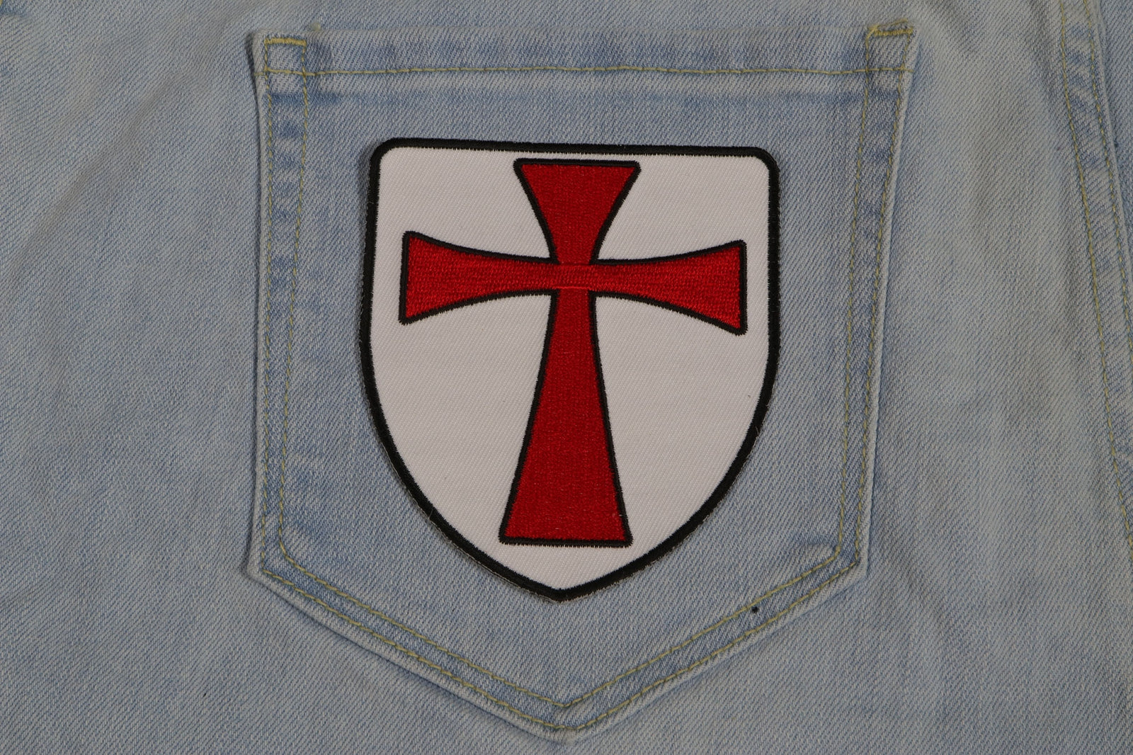 Knights Templar Shield Embroidered Patch product image 4