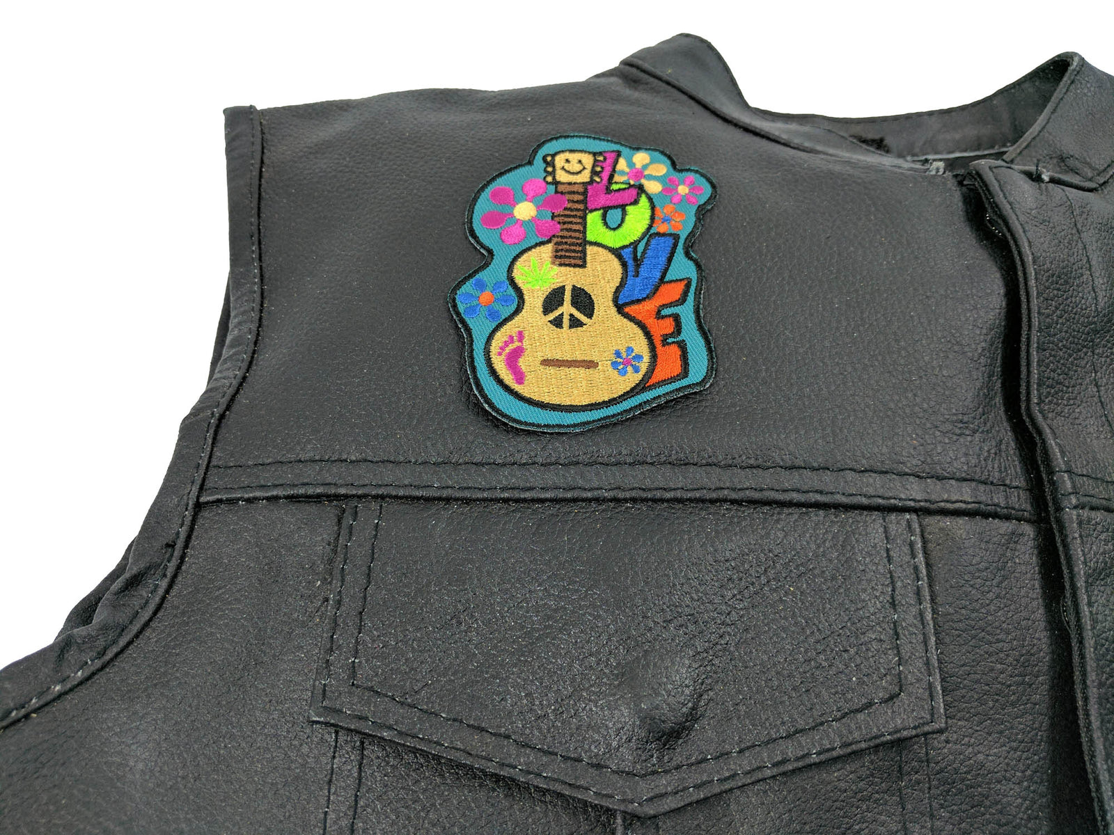 Love Guitar Embroidered Patch product image 3