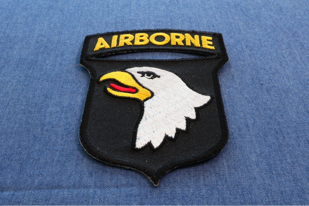 101st Airborne Division Embroidered Patch apparel application view