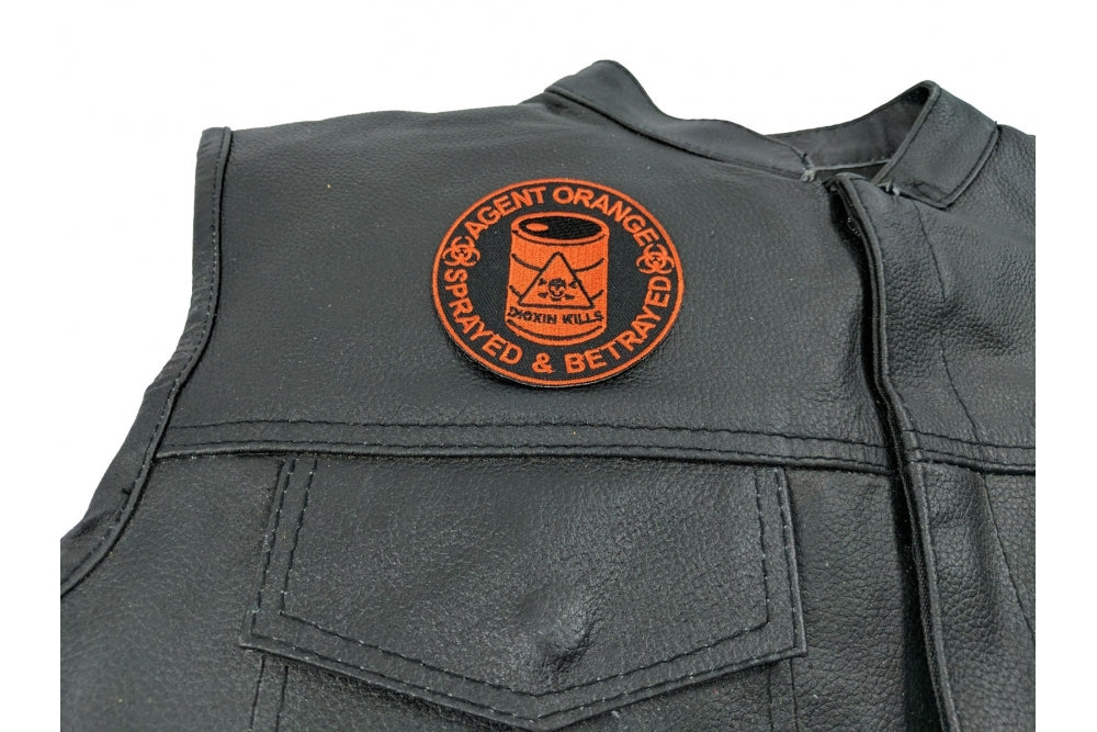 Agent Orange Sprayed and Betrayed Embroidered Patch additional product view