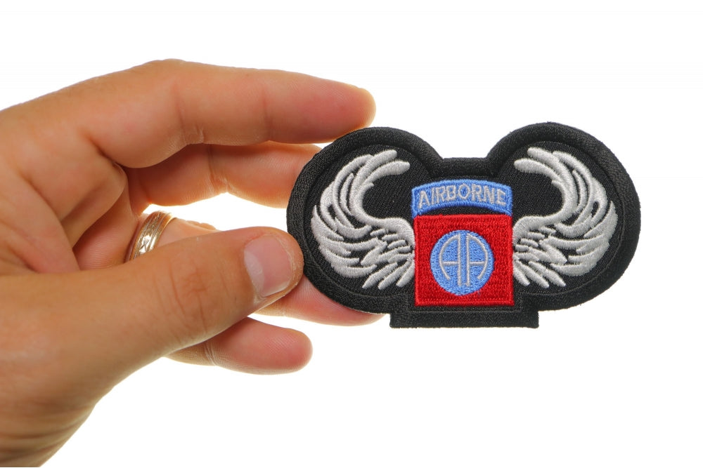 Classic Airborne AA Embroidered Patch apparel application view