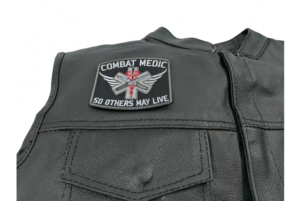 Combat Medic EMT Embroidered Patch additional product view