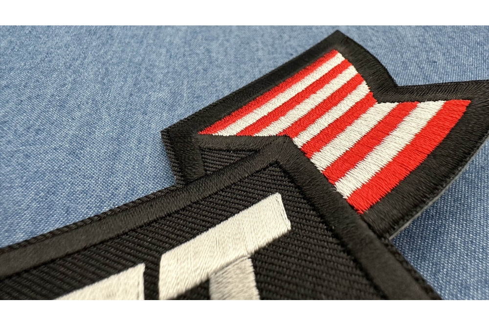 Combat Vet Embroidered Patch apparel application view