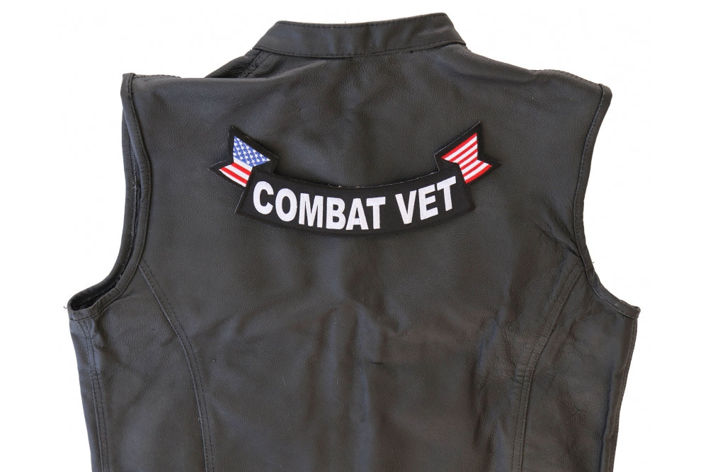 Combat Vet Patch ( 4 x 1.5 inches)
