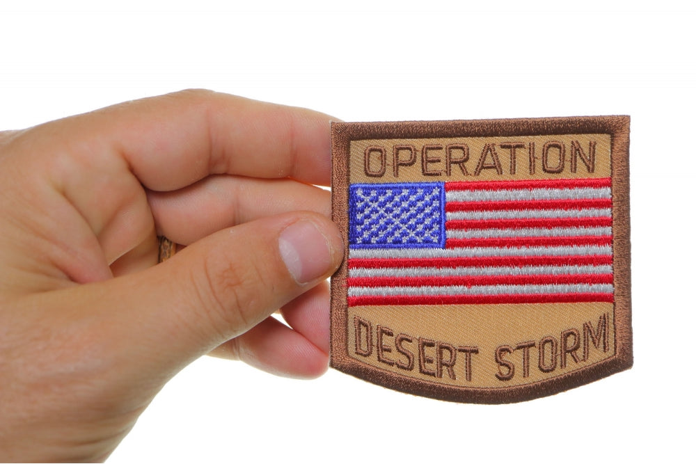 Operation Desert Storm Embroidered Patch apparel application view