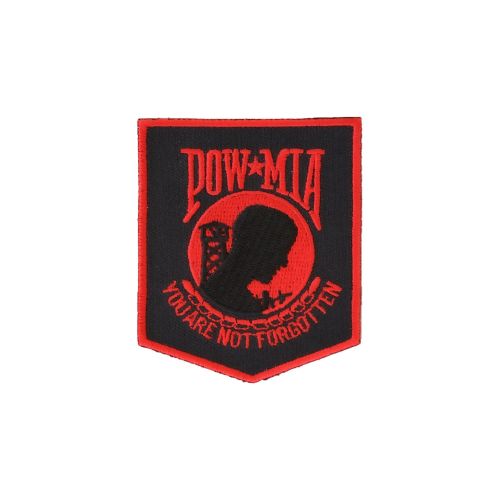 POW MIA Embroidered Patch front product view