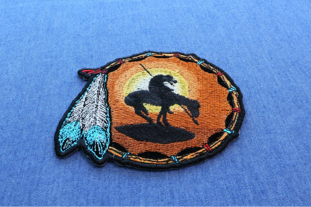 End Of The Trail Small Patch ( 3.5 x 3.5 inches )