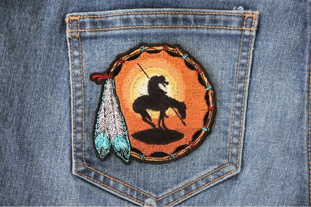 End Of The Trail Small Patch ( 3.5 x 3.5 inches )