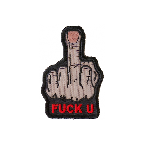 F-U Attitude Embroidered Patch