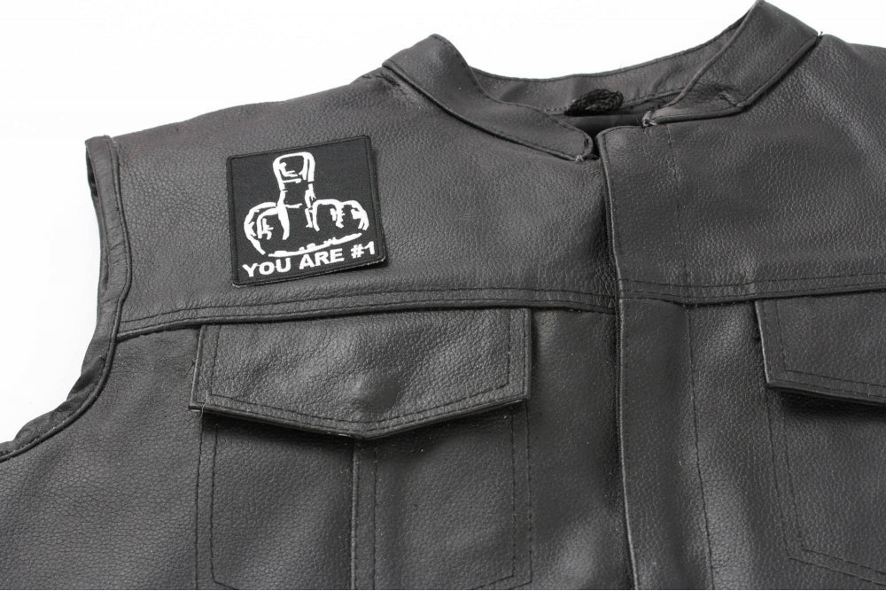 Number 1 Middle Finger Embroidered Patch product image 4